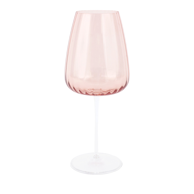 Vietri Francesca Wine Glass In Blush