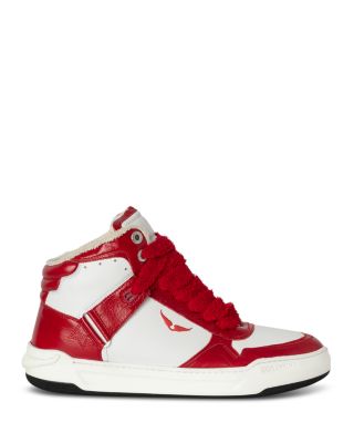 Zadig & Voltaire - Men's High Wings Leather Sneakers