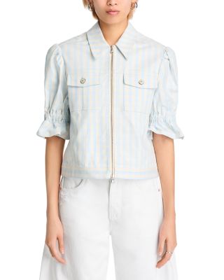 Cinq à Sept - Gingham Denim Holly Jacket