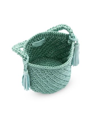 Camila Woven Bucket Bag