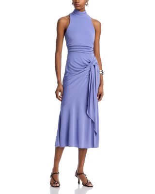 Cinq à Sept - Rori Tie Waist High Neck Midi Dress - Exclusive