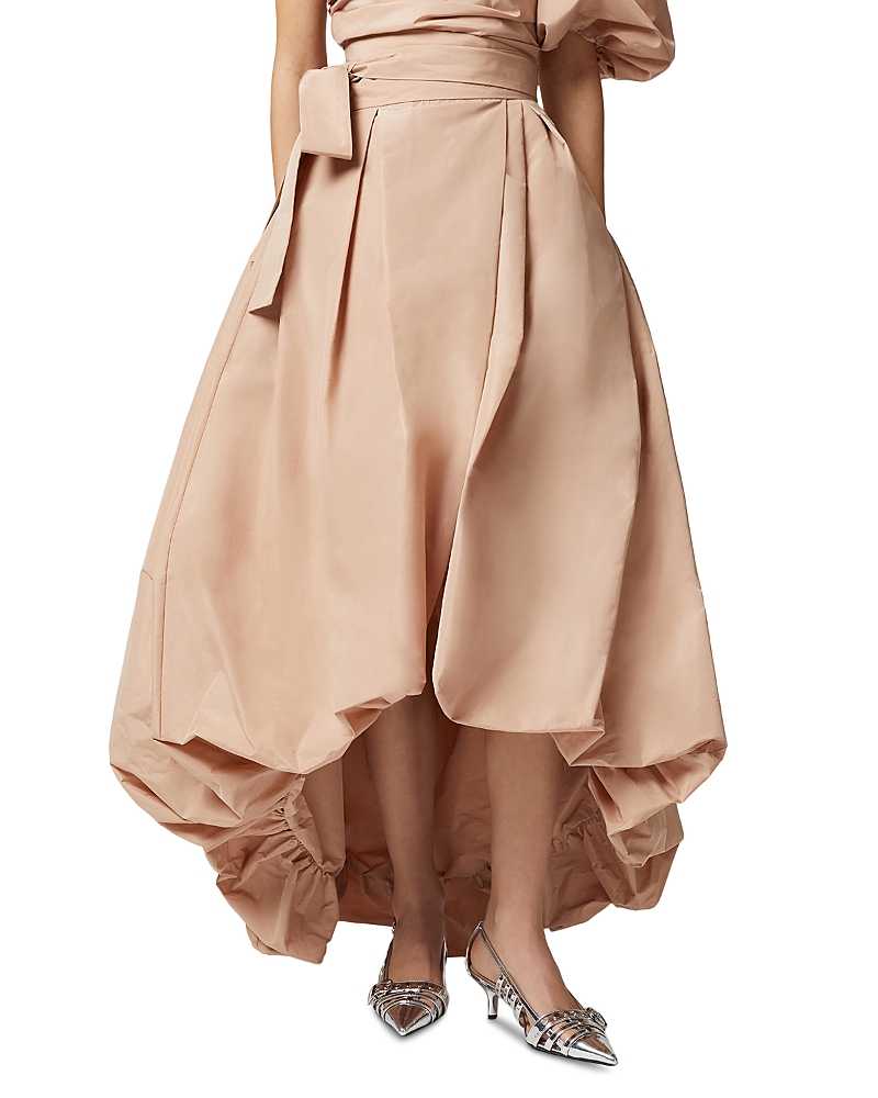 PINKO BARBAGIANNI TAFFETA SKIRT