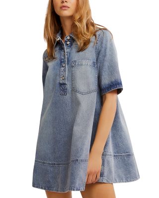 Free People - Remino Denim Mini Dress