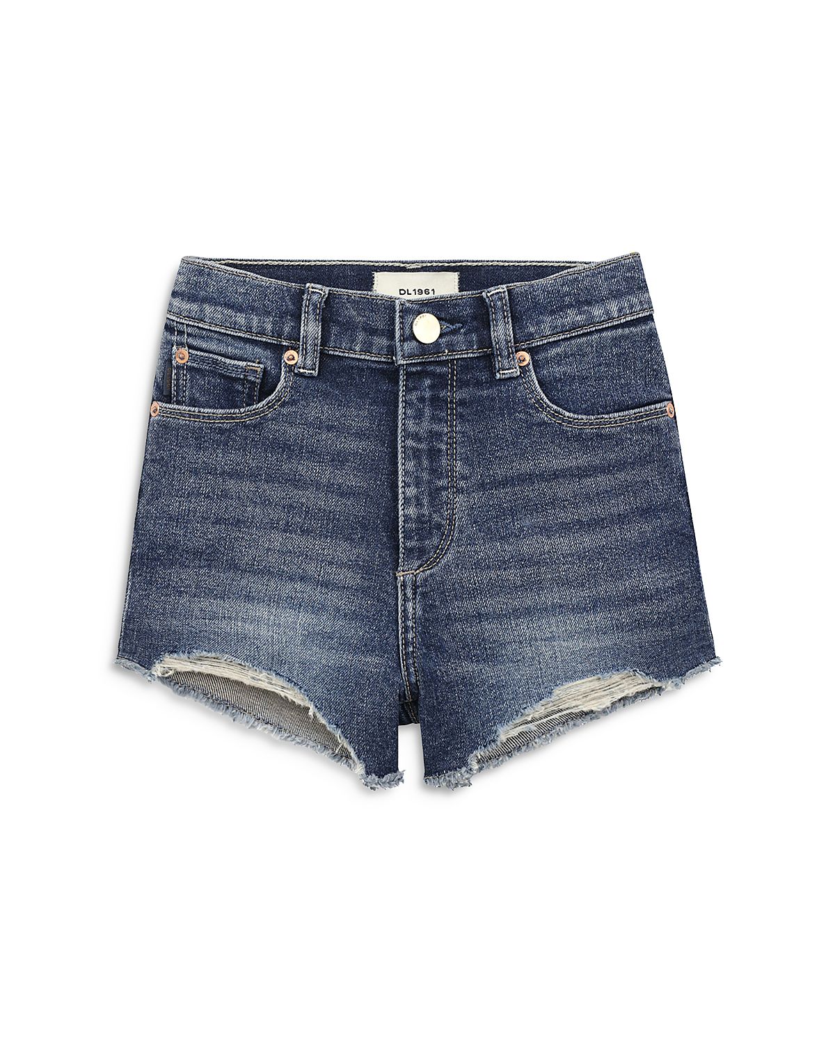 DL1961 Girls' Lucy Denim Shorts - Big Kid