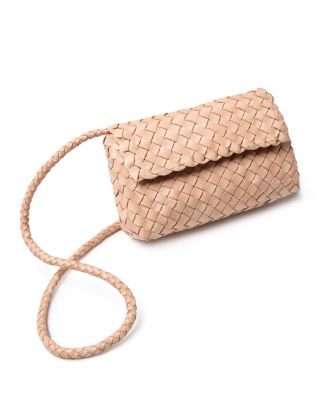 Vinnie Mini Woven Leather Crossbody