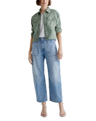 Hazal High Rise Wide Leg Jeans in Siren