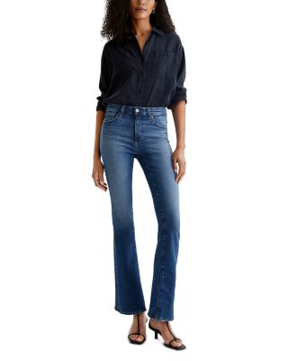 Farrah Mid Rise Bootcut Jeans in Oceanside
