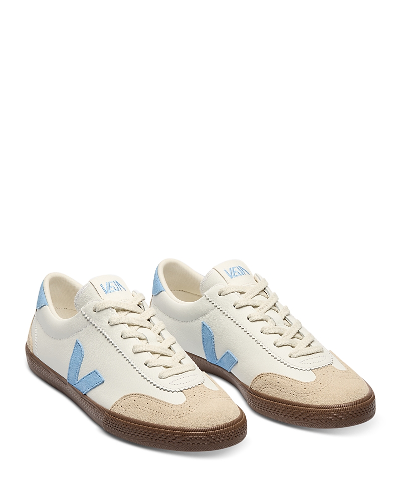 Veja Volley White Aqua Bark In White/aqua
