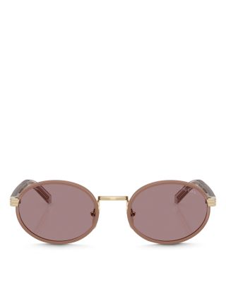 PR B56S Oval Sunglasses, 52mm