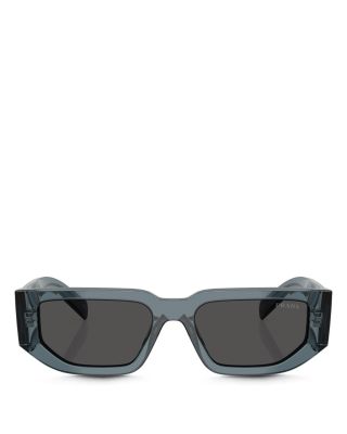 PR 09ZSF Rectangular Sunglasses, 55mm