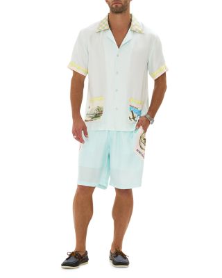 Baggy Printed  11.8" Walking Shorts