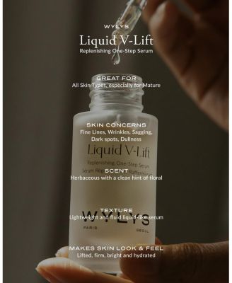 Liquid V-Lift & Sage Verte Makeup Bag