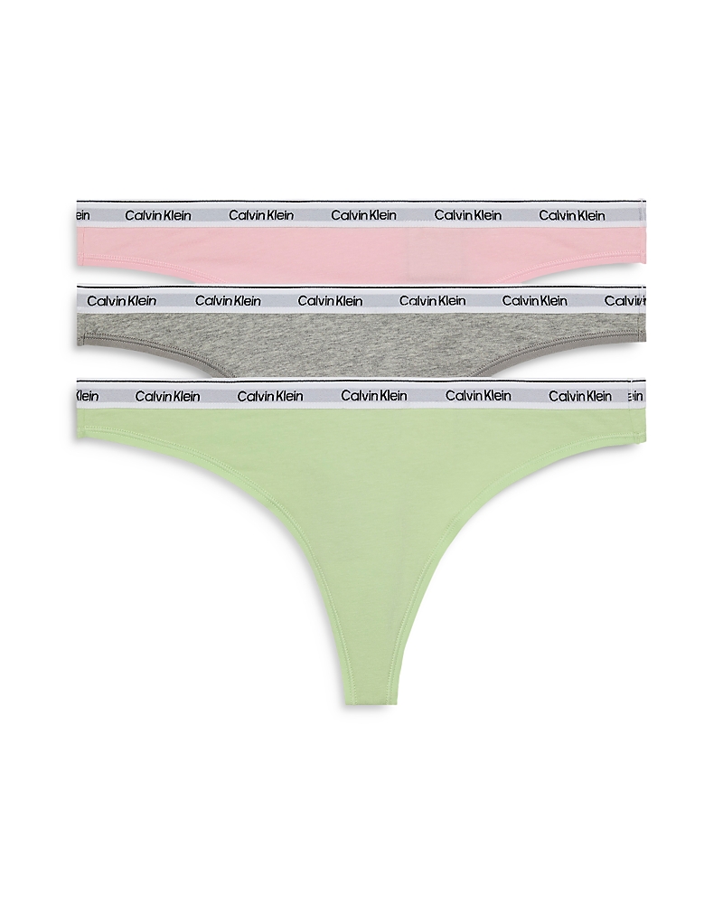 Shop Calvin Klein Modern Logo Thong, Set Of 3
