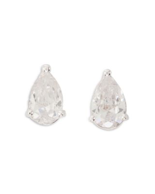 Maje - Rhinestone Pear Small Stud Earrings