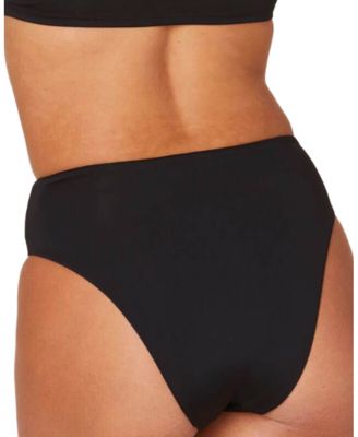  Women's 90s High Waist Cheeky Bikini Bottom