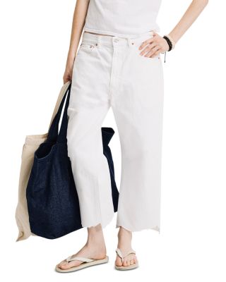 Haisley Slouch Boyfriend Jeans in White Wash