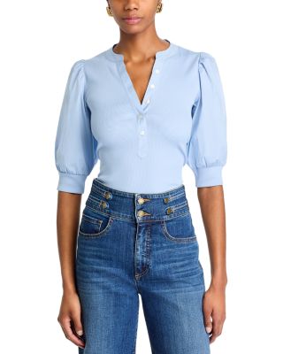 Veronica Beard - Coralee Puffed Sleeve Top