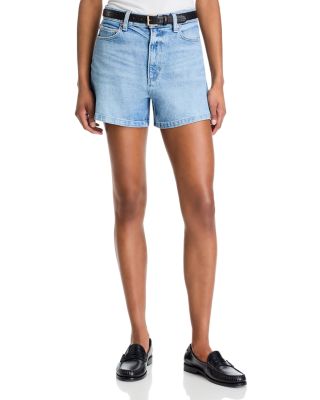 Dani High Rise Denim Shorts in Aniyah Distressed