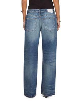 Low Rise Straight Leg Jeans