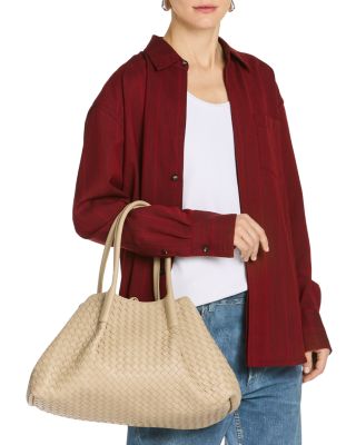 Pinacoteca Reversible Intrecciato Leather Tote