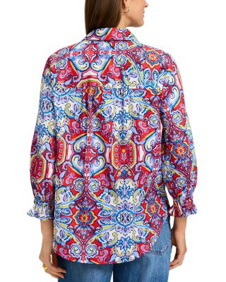 Olivia Tile Print Shirt 