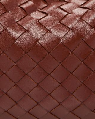 Small Hop Intrecciato Leather Shoulder Bag