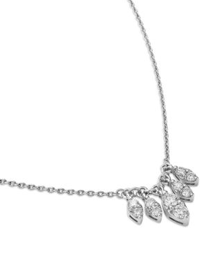 Diamond Pendant Necklace in 14K White Gold, 1.0 tcw