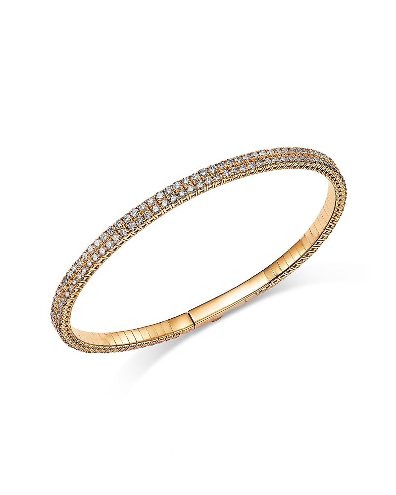 Bloomingdale's Fine Collection Diamond Flexible Bracelet In 14k Yellow Gold, 3.6 Ct. T. W. In Gold