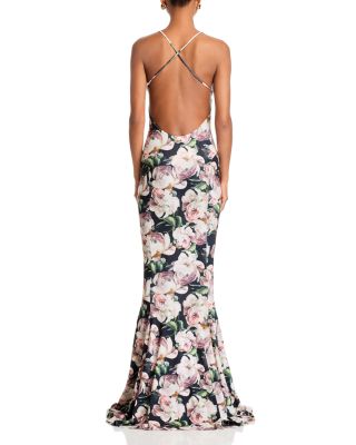 Low Back Fishtail Slip Gown
