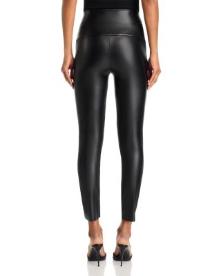 Faux Leather Long Leggings