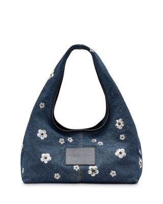 MARC JACOBS - The Sequin Daisy Denim Sack Bag