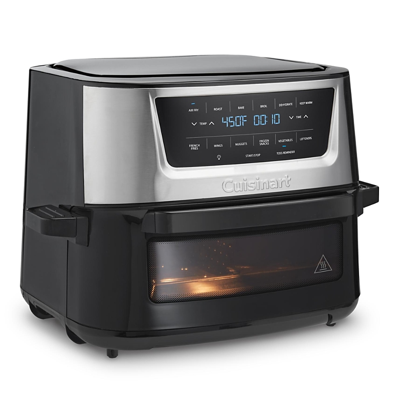 Cuisinart Six Quart Basket Air Fryer In Black And Stainless