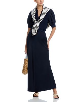 Puff Sleeve Henley Top