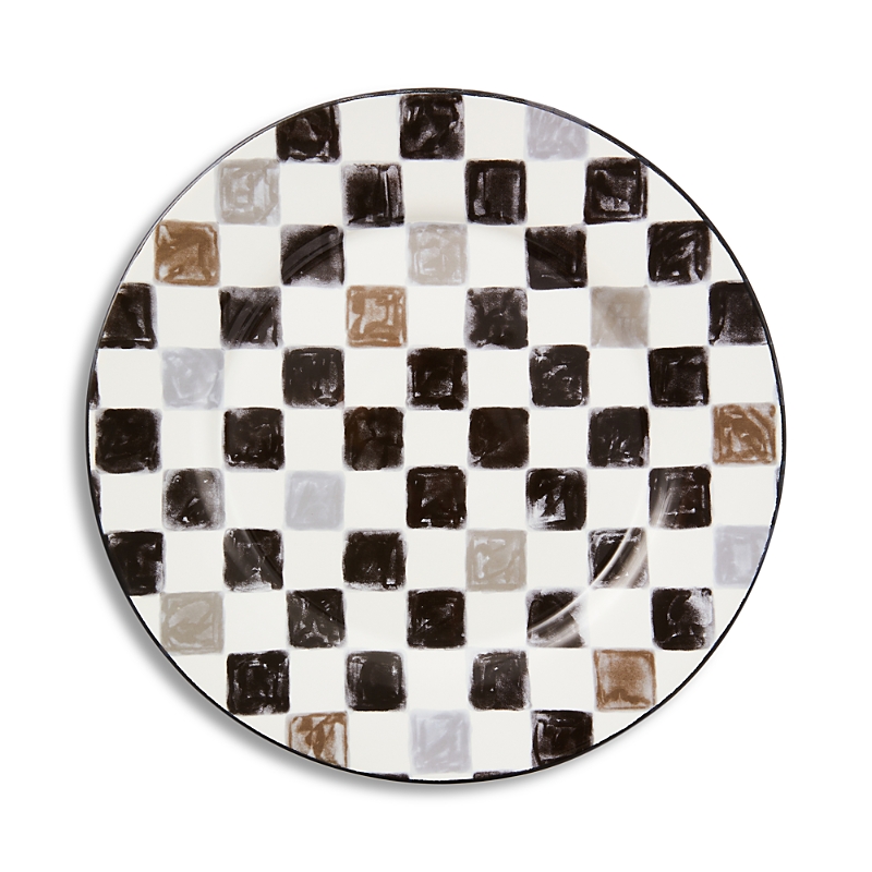 Mackenzie-Childs Check Round Platter