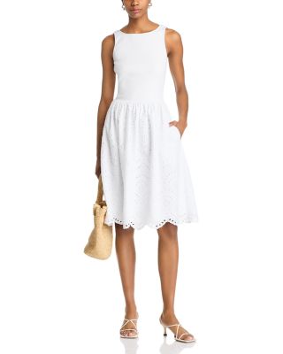 Julian Pointelle Skirt Dress