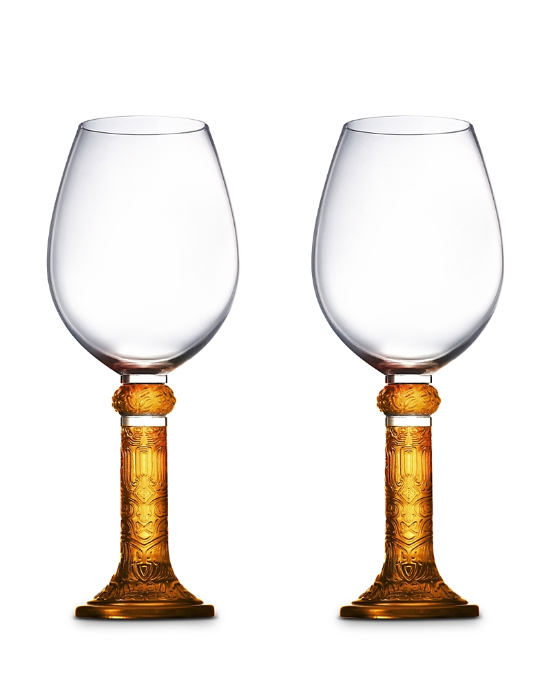 Liuli Moon Shadows Glass, Set Of 2