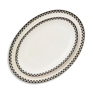 MacKenzie-Childs Courtly Check Everyday Oval Platters, Set of 2 | Bloomingdale's Mackenzie-Childs
