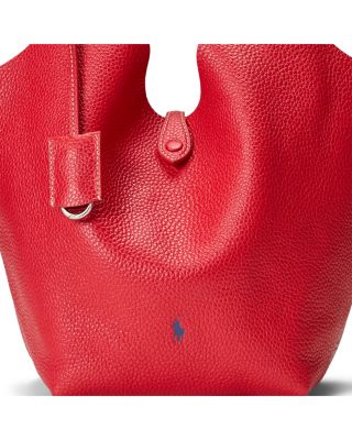 Polo Play Medium Leather Tote