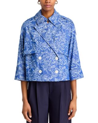 Elijah Cropped Trench Jacket