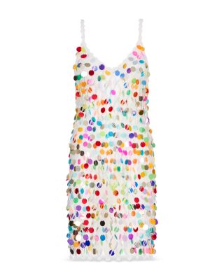 Embellished Crochet Dress Swim Cover-Up