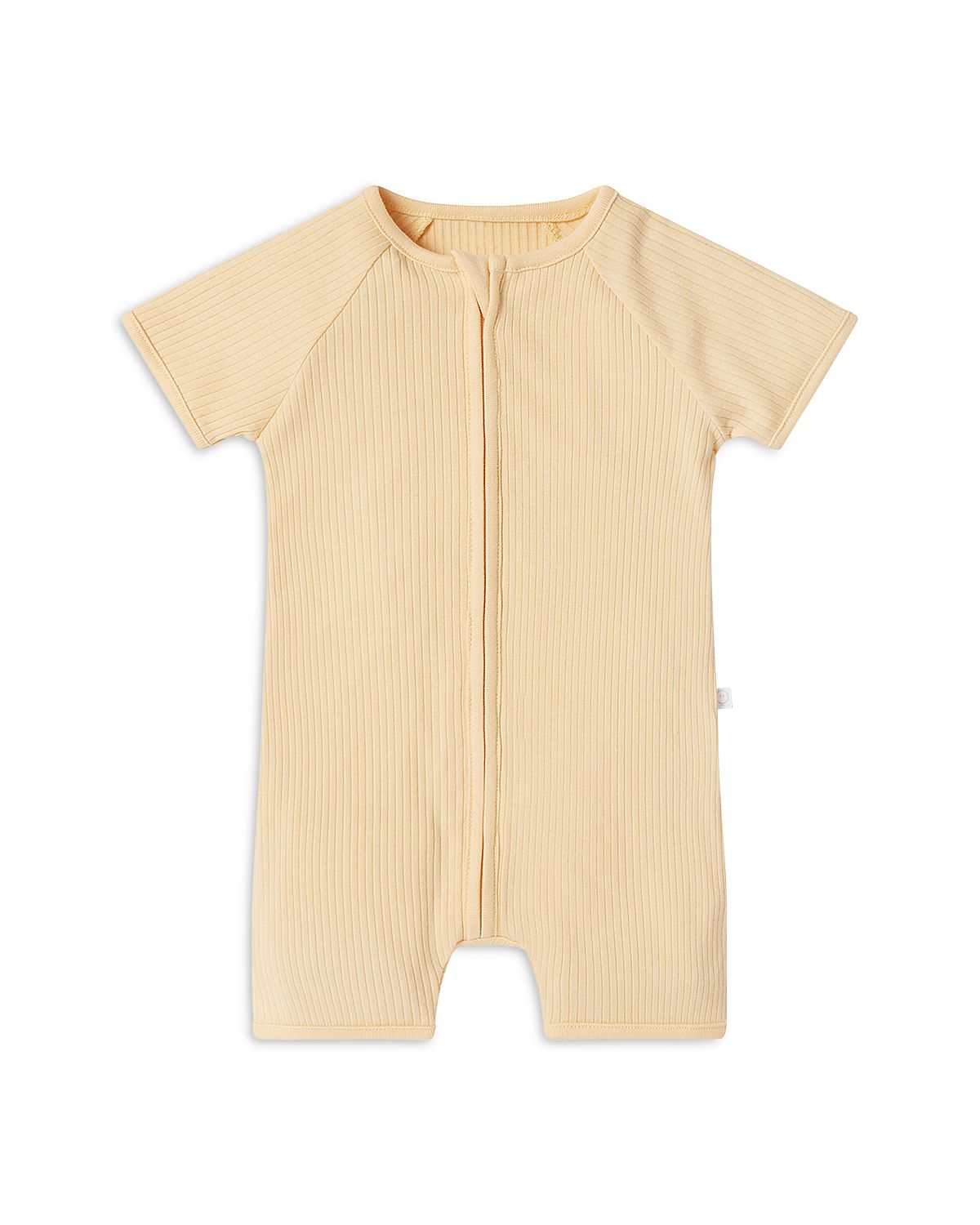 Mori Unisex Short Sleeve Zip Romper - Baby