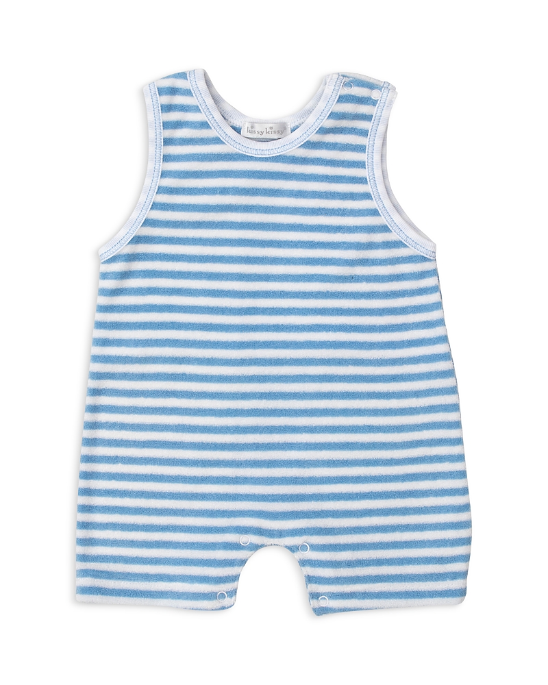 KISSY KISSY BOYS' STRIPED TERRY SLEEVELESS ROMPER - BABY
