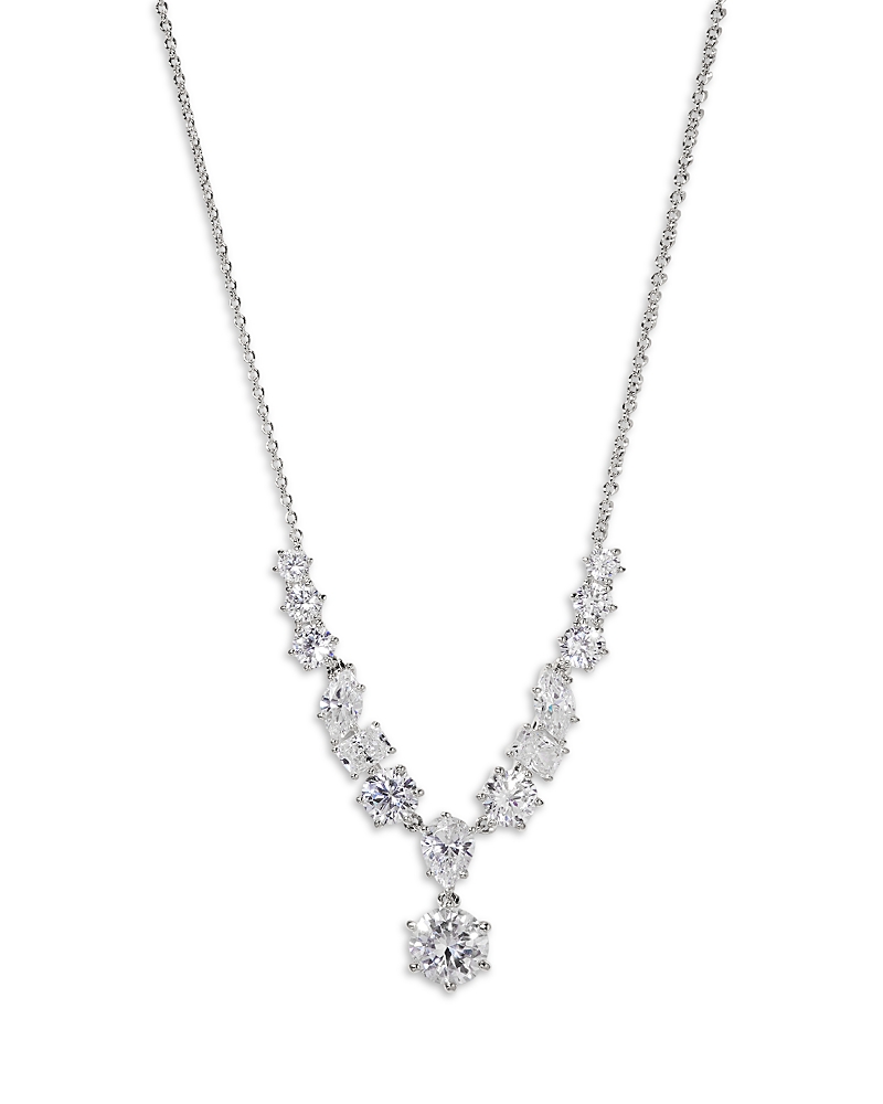 NADRI BTRX MIXED CUBIC ZIRCONIA STATEMENT NECKLACE, 18-20