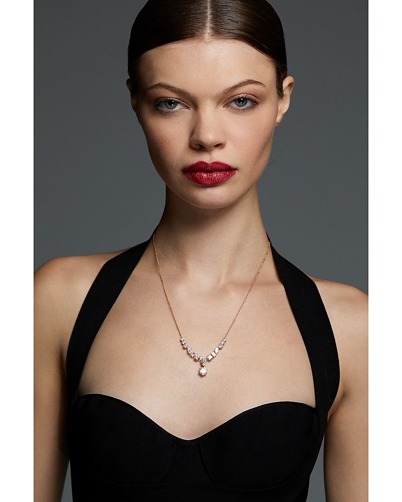 NADRI BTRX MIXED CUBIC ZIRCONIA STATEMENT NECKLACE, 18-20