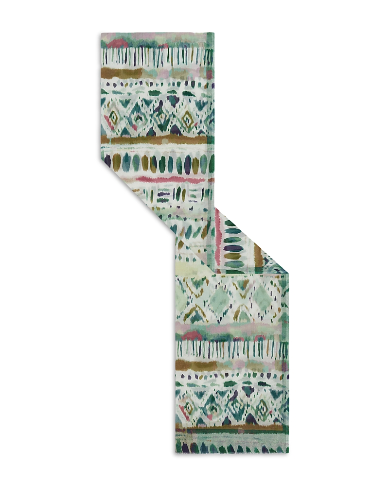Shop Gerard Darel Orianne Printed Scarf In Emerald