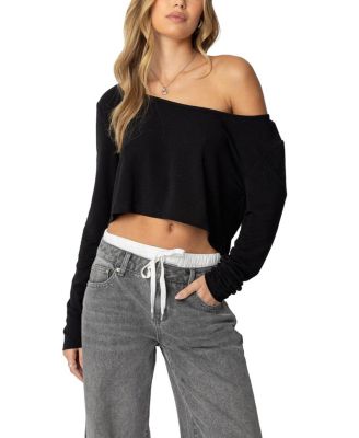 Cropped Off Shoulder Top