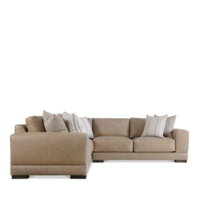 Fowler 3-Piece Leather Sectional