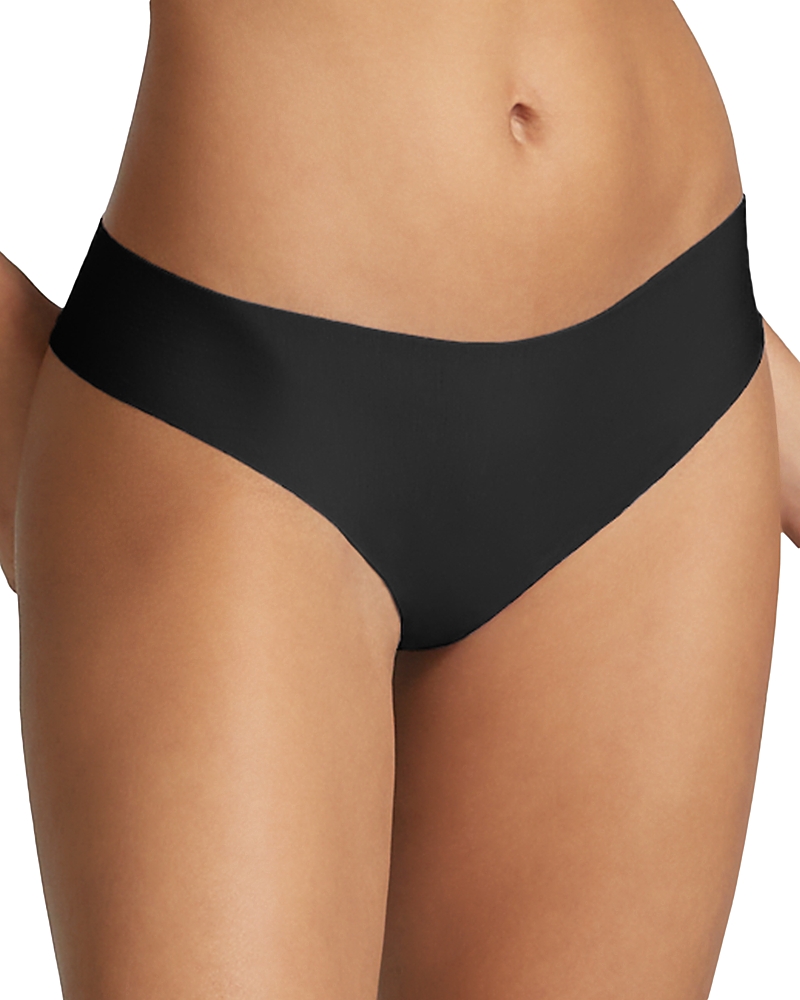 Commando Butter Stretch Modal Thong In Black