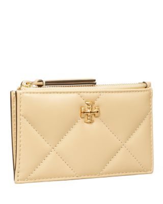 Kira Diamond Quilt Zip Card Case