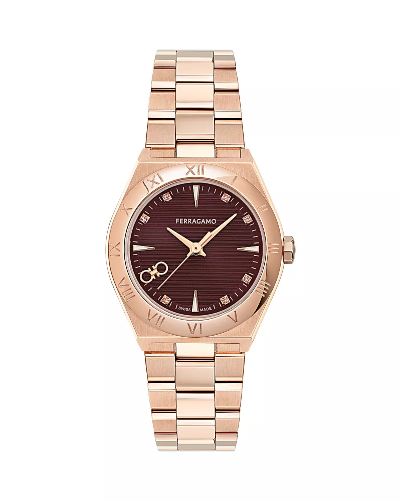Ferragamo Vega Upper East Bracelet Watch, 28mm